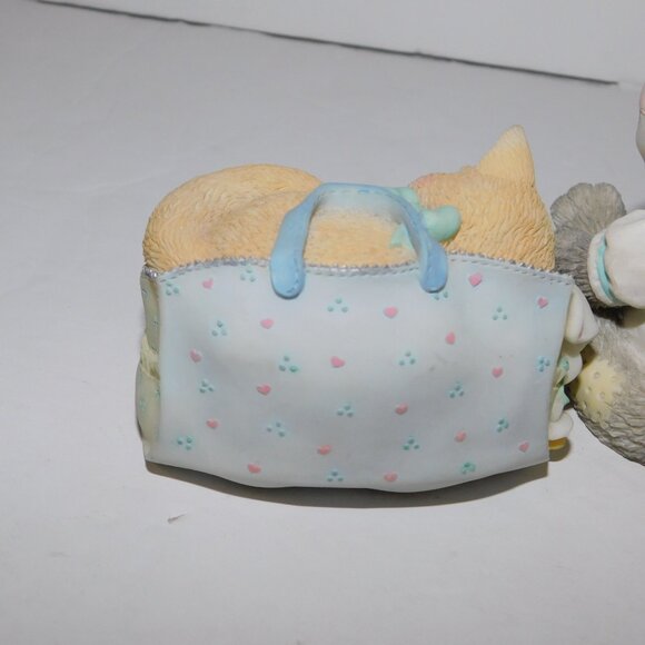 Set 3 VTG 90s Calico Kittens Pricilla Hillman Enesco Cat Figurines - Picture 6 of 11